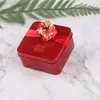 Caja de Dulces de Hojalata al por Mayor Embalaje Almacenamiento Embalaje de Regalo Texto en Relieve con Logotipo Impreso Caja Vacía Caja de Hojalata Estampada de Acero
