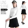 Ropa de Golf Pgm para Mujer Tops Otoño Aspecto Adelgazante Deporte para Mujer Camiseta Interior Ajustada Cálida Estilo Deportivo
