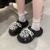 Pantuflas Únicas de Diseñador Cómodas Versátiles de Punta Cerrada para Mujer 2025 Primavera/Verano Nueva Moda Sandalias de Tira de Punta Cerrada para Mujer