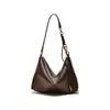 Bolsa Transversal de Ombro Único de Moda Nova Outono e Inverno 2025, Bolsa Balde Niche de Alta Qualidade, Portátil para o Dia a Dia, Transversal, Bolsa Feminina