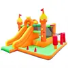 Castillo Inflable para Niños Tobogán Casero Cama Elástica Fiesta Interior Pequeño Tela Oxford Soportes Certificación 3C
