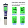 Probador de Calidad del Agua Cinco en Uno 9909Phtds Conductividad Pluma de Prueba de Calidad del Agua 5 en 1 Acuicultura Tanque de Agua Salada Medidor de Salinidad