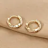 Aretes Retro Mobius Giratorios de Zirconio Moda Nicho Aretes Simples Ins Aretes de Diseño Nicho para Mujeres