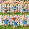 Letreros de Pascua Transfronterizos para Jardín, Letreros de Día de San Valentín para Jardín de Tablero Hueco de PP, Letreros Decorativos para Césped, Tablero de Plástico PP