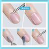 Tijeras Curvas Estilo Ruso de Segunda Generación, Tijeras para Cutícula Estilo Ruso, Set de Manicura Empujador de Acero, Tijeras para Dedos Estilo Ruso Transfronterizas, Tijeras para Uñas Puntiagudas