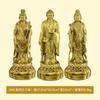 Atacado do Fabricante Conjunto de Estátuas de Buda de Latão dos Três Santos do Oeste: Bodhisattva Avalokiteshvara, Buda Amitabha e Bodhisattva Mahasthamaprapta