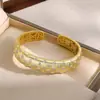 Pulsera de Plata Pura Italiana Cepillada de Venta Caliente en Vivo para Mujer, Brazalete Estilo Corte Antiguo Exquisito con Cierre Tachonado de Diamantes Cielo Estrellado