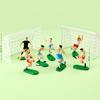 Copa del Mundo Fútbol Europeo Decoración para Pastel Adornos Hércules Copa Dorada Premio Feliz Cumpleaños Tarjeta Plug-in para Hornear