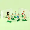 Decoración de Pastel de Fútbol Temática del Mundial Adornos Copa de Oro Hércules Premio Feliz Cumpleaños Tarjeta Enchufable para Hornear