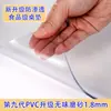 Tapete de Mesa Transparente de PVC Macio, Tapete de Cozinha à Prova de Óleo e Manchas, Tapete de Mesa de Centro, Tapete de Mesa de Escritório, Resistente ao Desgaste, Toalha de Mesa de Cristal Lavável