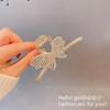 Super Inmortal Mariposa Diamante Completo Clip Metálico Grande Pinza de Tiburón de Alta Gama Horquilla Elegante Adorno para el Cabello de Cabeza para Mujer