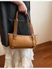 Bolso de Hombro para Mujer de Gran Capacidad 2025 Nuevo Moderno Primavera y Verano Elegante a la Moda Hebilla de Cinturón Diseño Nicho