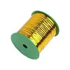 400 Yardas de Alambre Retorcido Dorado, Alambre Retorcido Dorado y Plateado, Alambre Retorcido Dorado, Alambre Metálico, Cuerda de Sellado para Empaques de Pan