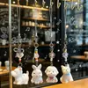 Nuevo Lanyard para Teléfono de Peluche de Cachorro y Conejo Afelpado, Cadena para Teléfono de Perlas Femenina, Llavero, Colgante para Bolso al por Mayor