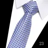 Corbata para Hombre para Negocios y Boda, Rayas Jacquard Puntos Flecha Formal Poliéster Seda para Novio y Padrino