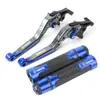 Aplicable para Yamaha FZ6R/N FZ6S FZ8 Palancas de Freno y Embrague Plegables Modificadas Puños de Manillar