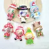 Tamanho pequeno-Anjo de Natal Tecido Artesanal DIY Cola de Creme Acessórios de Resina Capa de Celular Corda de Cabeça Chaveiro Material