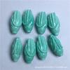 Porcelana alta magnesita vegetal amarillo azul turquesa talla de piedra Dios Elefante espalda Nube bergamota Niña Dragón Pequeña accesorio DIY Plato Cambio de Color Venta al por mayor