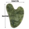 Set de Tres Piezas de Rodillo de Jade Natural y Tabla de Raspado Dispositivo de Belleza para Masaje Facial Hoja de Raspado Facial Fabricante de Rodillo Xiuyu