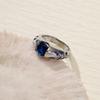 Yunjin joyería transfronteriza de venta caliente anillo de circonita con incrustaciones de hojas exquisitas multicolores personalidad viento simple ventas directas de fábrica