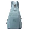 Nuevo bolso de hombro combinable, ligero, de tela de nailon, mochila multifuncional para hombre y mujer, bolso de viaje informal para el pecho.