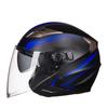 Capacete GXT Capacete de Motocicleta Masculino Carro Elétrico Lente Dupla Capacete Meio Capacete Feminino Verão Quatro Estações Meio Coberto G708