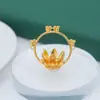 Accesorios para Pasador de Pelo Antiguo Chino DIY Accesorios para Pasador de Aleación Pabellón Hueco Accesorios para el Cabello de la Dinastía Han Fabricante de Colgantes Venta al por Mayor