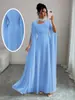 Vestido de Festa Renda Cadarço Estilo Europeu e Americano Primavera/Verão, Traje para Baile de Dança, Acinturado, Emagrecedor, Elegante Vestido de Manga Longa para Mulheres