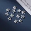 Accesorios para Bandeja de Flores Plateadas que Conservan el Color, Elegantes Hechos a Mano para Bricolaje, Se Pueden Usar como Pulseras, Collares, Colgantes, Accesorios Pequeños, Ventas Directas de Fábrica y Al Por Mayor