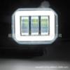 Luz de trabajo LED cuadrada para coche, foco, lámpara antiniebla con apertura, foco para motocicleta, lente tangencial de 30W, superventas