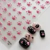 Pegatinas para Uñas con Patrón de Hormiga Atmósfera Gelatinosa Rojo Vino Dulce Lindo Pegatinas para Uñas de Garritas Pequeñas Fabricante Mayorista YT9142