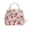 Linda bolsa bandolera con estampado de cerezas para mujer, moderna, fresca y dulce, bolso de mano tipo concha, combinación de colores, versátil, bolso de hombro de nicho