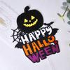 Nueva decoración de pastel de calabaza de papel para Halloween, suministros para fiestas de Halloween, complemento para pastel de Halloween