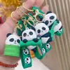 Chaveiro Panda Tesouro Nacional Desenho Animado Urso Bambu Pingente de Chave Pingente de Bolsa Infantil Barraca de Rua Presente de Formatura