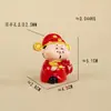 Figurilla de amuleto de la fortuna de tendencia nacional estilo chino, decoración de escritorio de oficina, pequeño regalo para compañeros de trabajo, regalo de amuleto de la fortuna