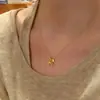 Popular Collar Estrellado de Gatito del Libro Rojo para Mujer Hello Kitty Calado Lazo Cadena Dulce para Clavícula