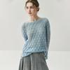 Suéter de Cachemira para Mujer con Diseño de Pluma Recortada, Tejido Fino de Moda para Capa Interior de Primavera y Otoño
