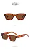 Estilo callejero americano retro marco pequeño moderno genial marco estrecho hip-hop moda versátil simple protección solar gafas de sol