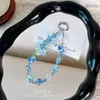 Lirio del Valle Cordón para Teléfono con Cuentas Llavero de Cristal Colgante para Bolso Accesorio para Llaves de Coche Regalo Pequeño Venta al por Mayor