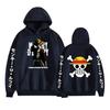 Suéter de manga larga con capucha y estampado de una pieza para hombre y mujer con tendencia transfronteriza de Amazon Sun. Apoya el bricolaje.