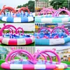 Piscina de Água Huaxi Famosa na Internet, Parque Aquático, Piscina, Atividade de Aquecimento do Escritório de Vendas Piscina Inflável de Flores, Piscina de Borrifos para Jardim de Infância