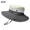 Sombrero de Sol de Verano para Mujer para Exteriores Transfronterizo Agujero para Cola de Caballo Sombrero de Pescador Protección Solar Sombrero de Sol Transpirable Sombrero de Montañismo Estilo Padre-Hijo