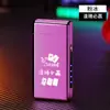 2023 alto valor de color luminoso doble arco carga USB encendedor personalidad creativa a prueba de viento red social encendedor venta al por mayor