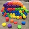 Entrenamiento para accesorios de juego golpeo a ciegas golpeo mutuo natación celebridad de internet varilla inflable de espuma de aire esponja marina sólida venda para los ojos varilla suave para