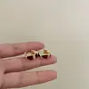 Aretes de Personalidad con Diseño Nicho de Lujo Ligero Estilo Francés, Aretes Geométricos Minimalistas de Moda con un Toque de Alta Gama
