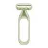 Afeitadora Manual de Colores Cuchillo para Depilar Cuidado Corporal Afeitadora de Belleza Malla Protectora Macro Hoja Portátil para Depilar Piernas