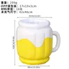 Transfronteiriço Novo Modelo Exterior Portátil Praia Inflável Copo de Cerveja Balde de Gelo Decoração de Festa Balde de Gelo em Formato de Copo de Cerveja Venda por Atacado