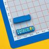 Suéter de campana azul brillante anillo de natación pasador de gato cuerda para el pelo agarre pegamento en crema pegatina de refrigerador accesorios de resina para bricolaje