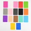 Conjunto de 24 peças de suportes adesivos universais para celular, com ventosas de silicone quadradas, multifuncionais e antiderrapantes, sem necessidade de furos, prontos para uso pelo fabricante.