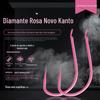 Diamante Rosa Novo Guandong Ping Anzol Limpo Anzol Explosivo Anzol de Fio Biônico Anzol de Pesca a Granel Equipamento de Pesca Atacado